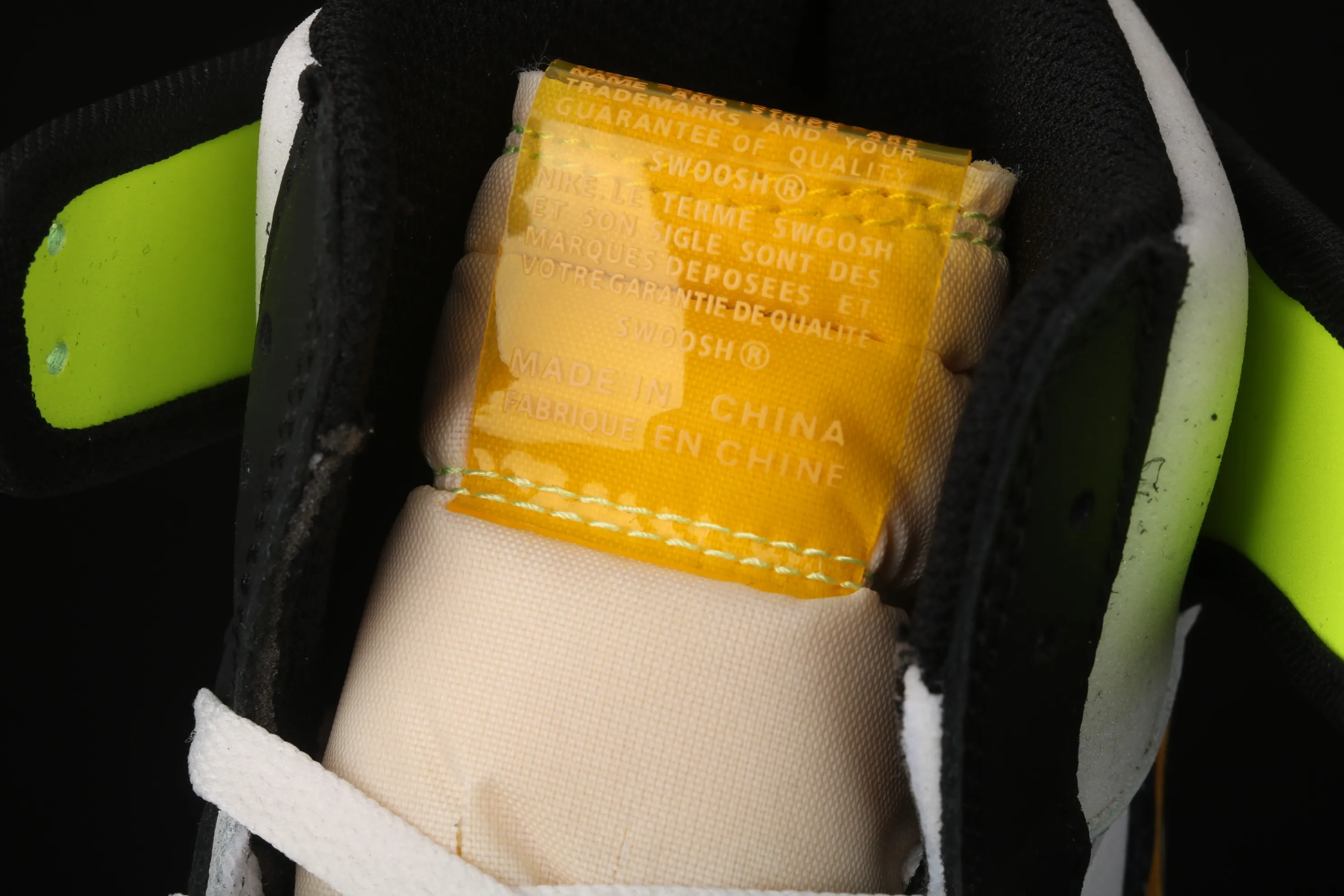 All categories Air Jordan Jordan series basketball shoes Air Jordan 1 High H version Air Jordan 1 Retro High OG AJ1 Joe 1 fluorescent yellow green Gaobang basketball shoes 555088-118